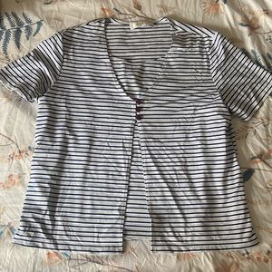 AGB California striped y shirt size large